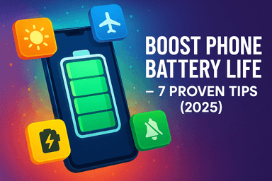 How to Boost Your Phone’s Battery Life: 7 Tips