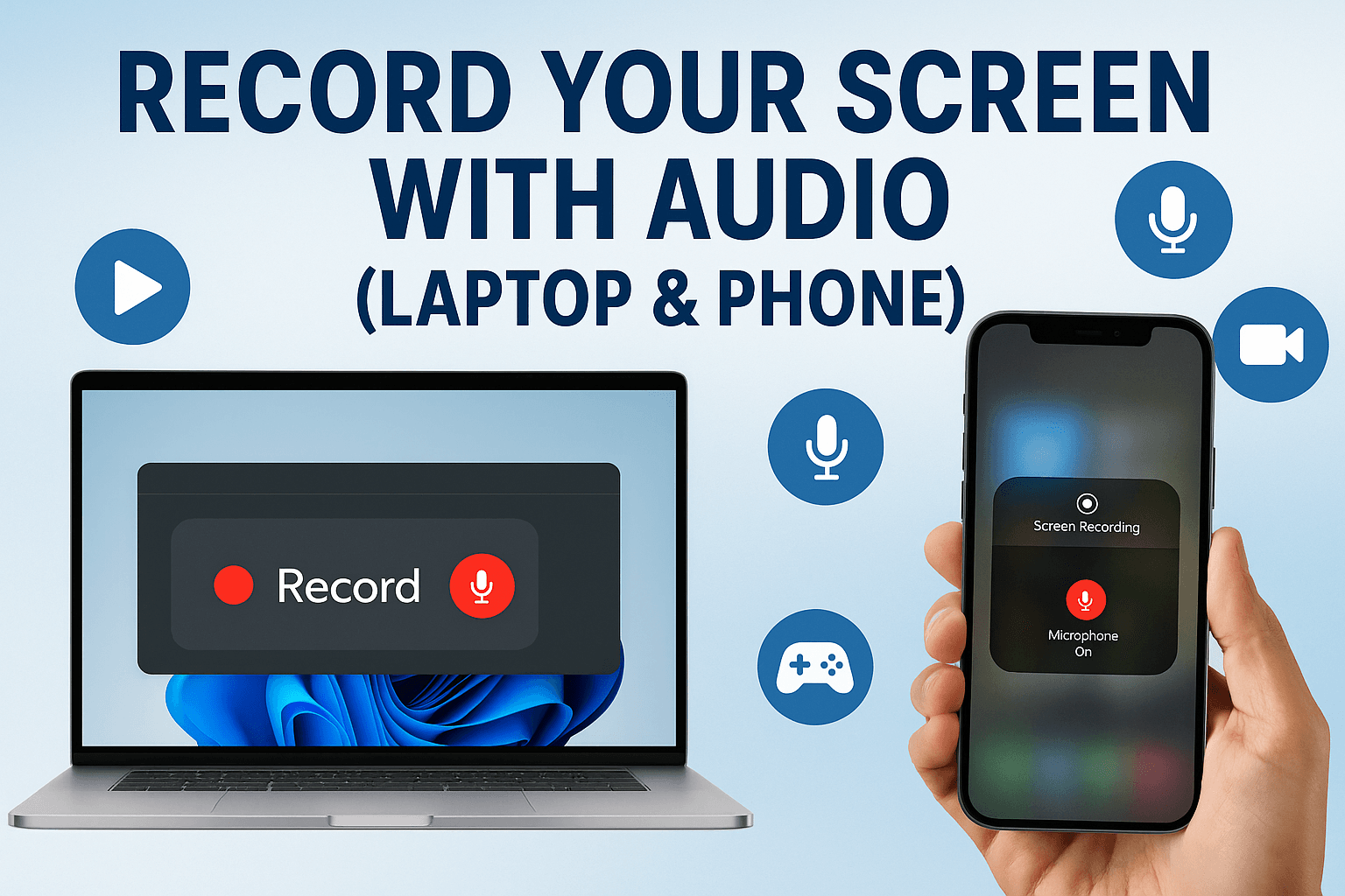 How to Record Your Laptop or Phone Screen with Audio
