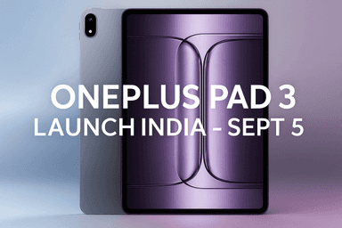 OnePlus Pad 3 Price & Sale Date in India: Launch 2025