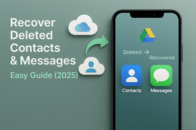 How to Recover Deleted Contacts and Messages: Full Guide