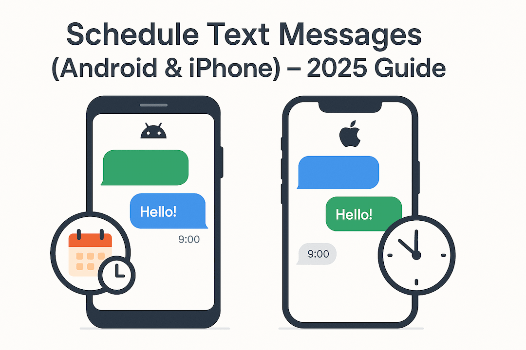How to Schedule Text Messages on Android/iPhone: Guide