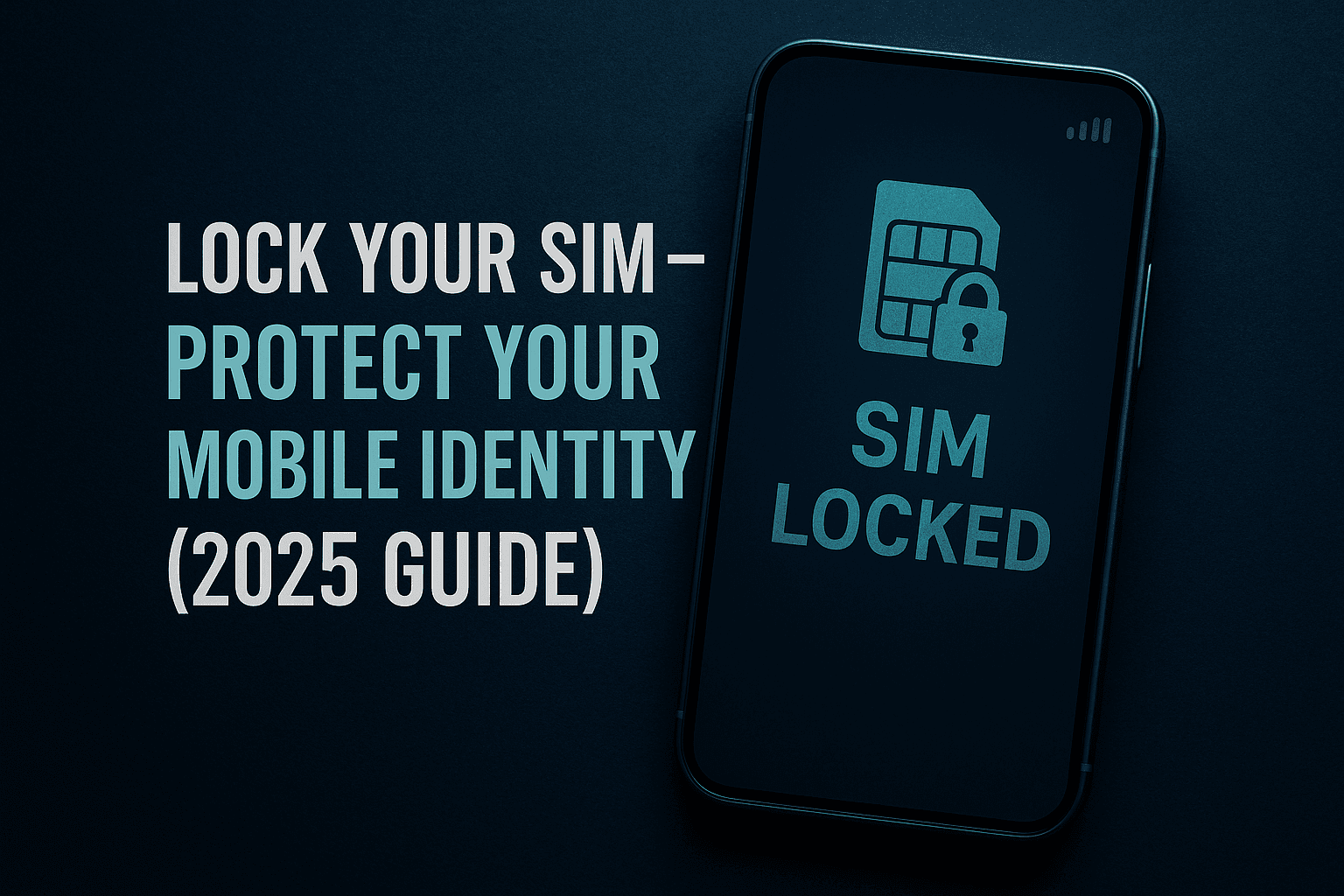 How to Set Up SIM Card Locks to Prevent Unauthorized Use