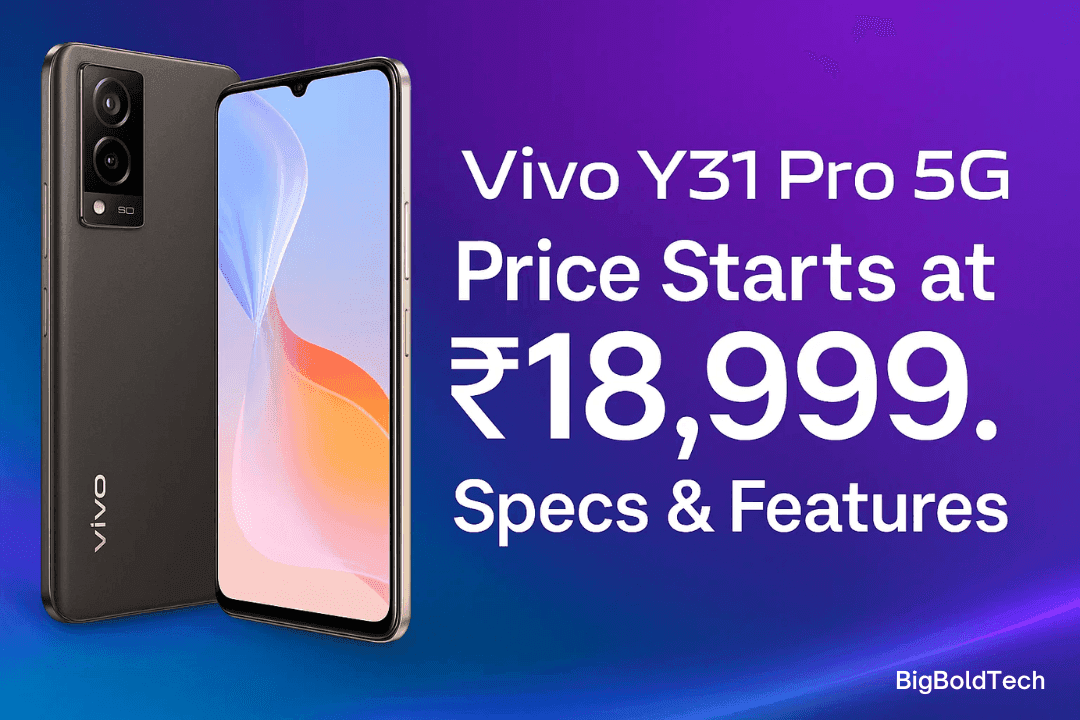Vivo Y31 Pro 5G Price in India: Specs & Features Revealed
