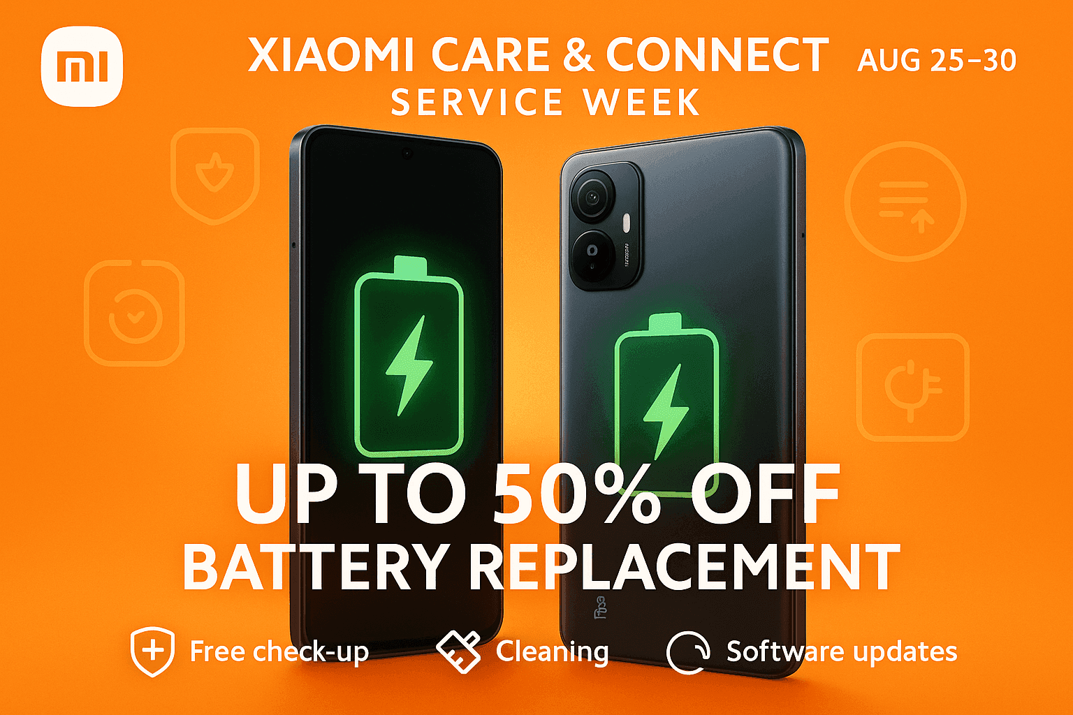 Xiaomi Battery Replacement Offer: 50% Off This Week